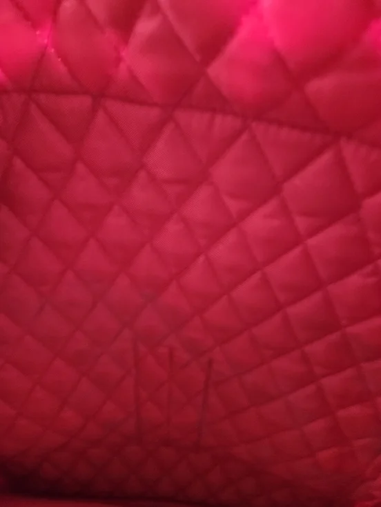 Vera Bradley Quilted Floral Backpack - Red and Black - Picture 9 of 12